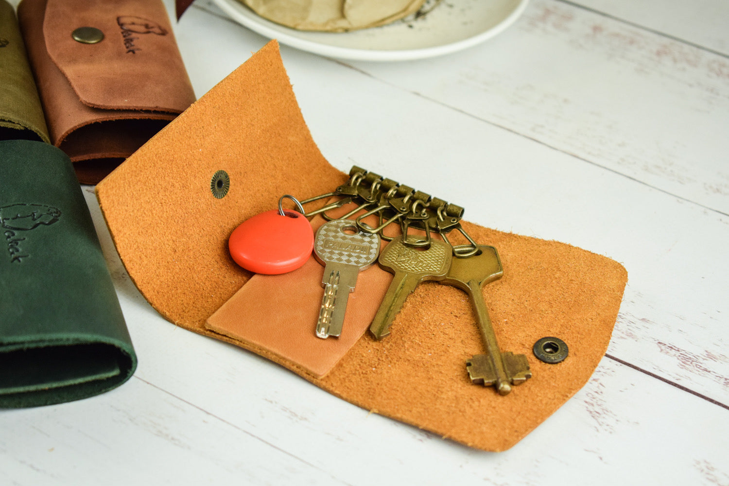Leather key holder