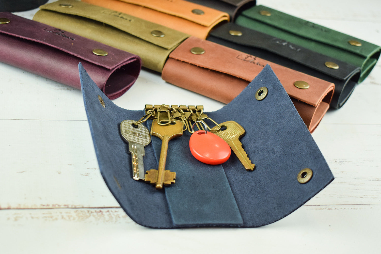 Leather key holder
