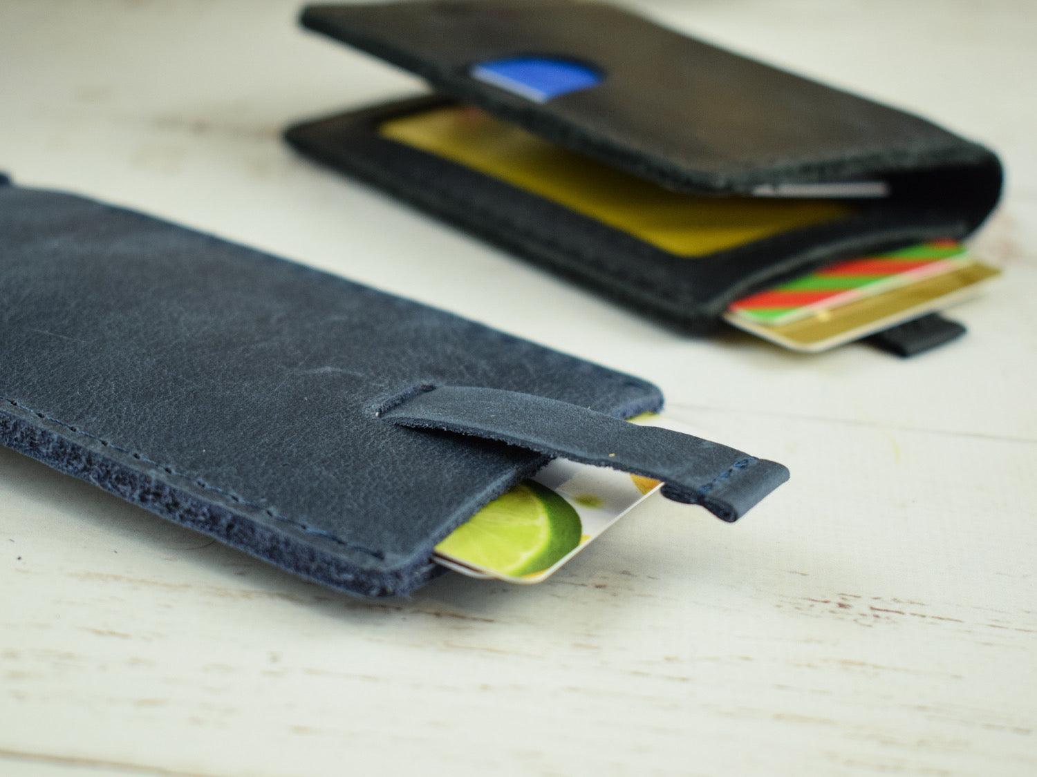 Leather cardholder