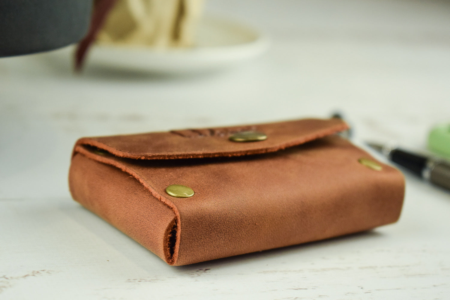 Leather cardholder