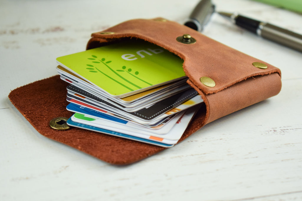 Leather cardholder