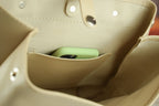 Leather backpack Trip Latte
