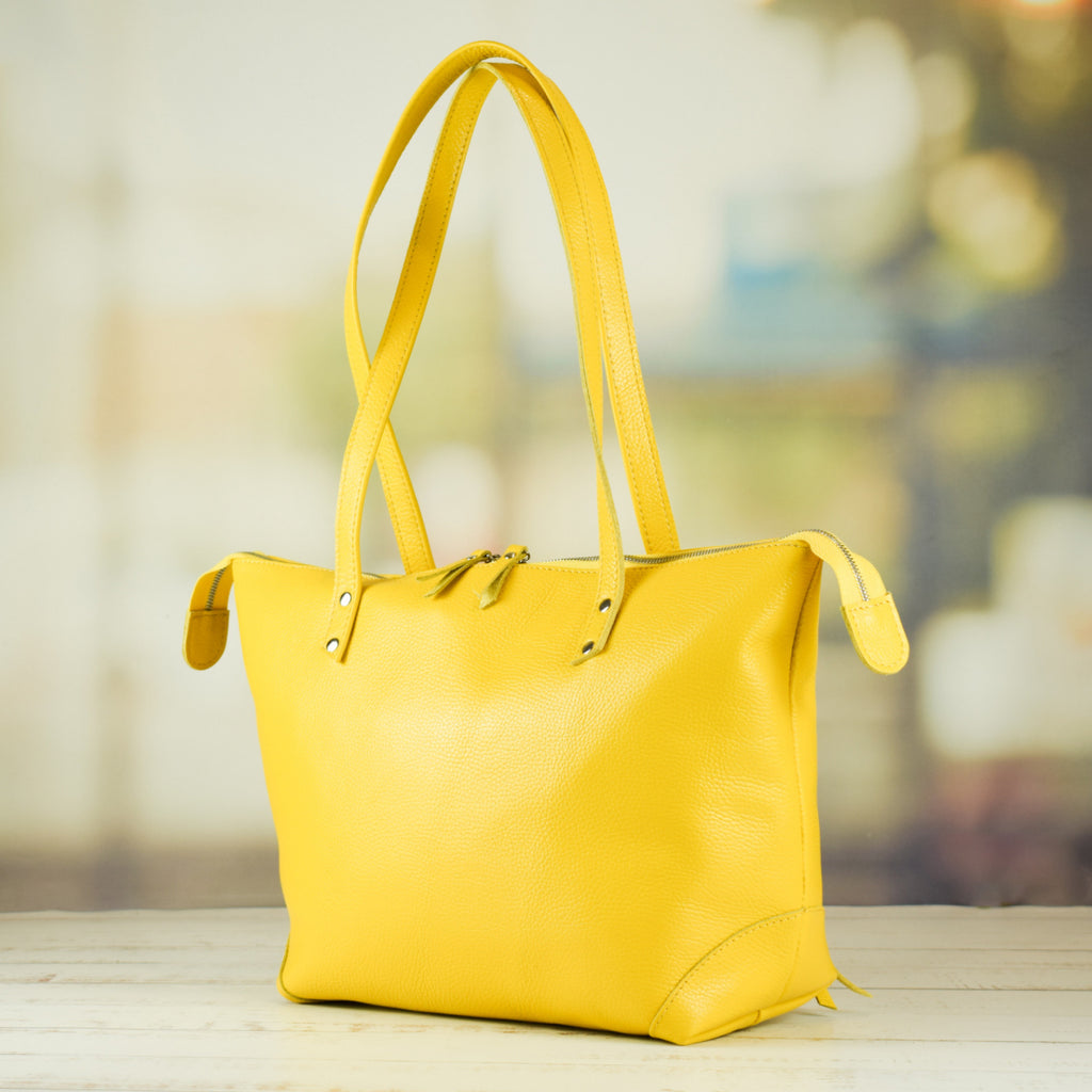 Leather bag SIMONA