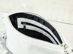 Leather bag Gracia White-shine