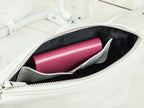 Leather bag Gracia White-shine