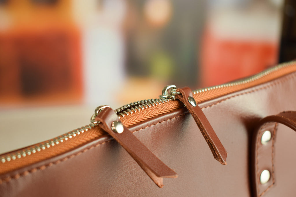 Leather bag SIMONA