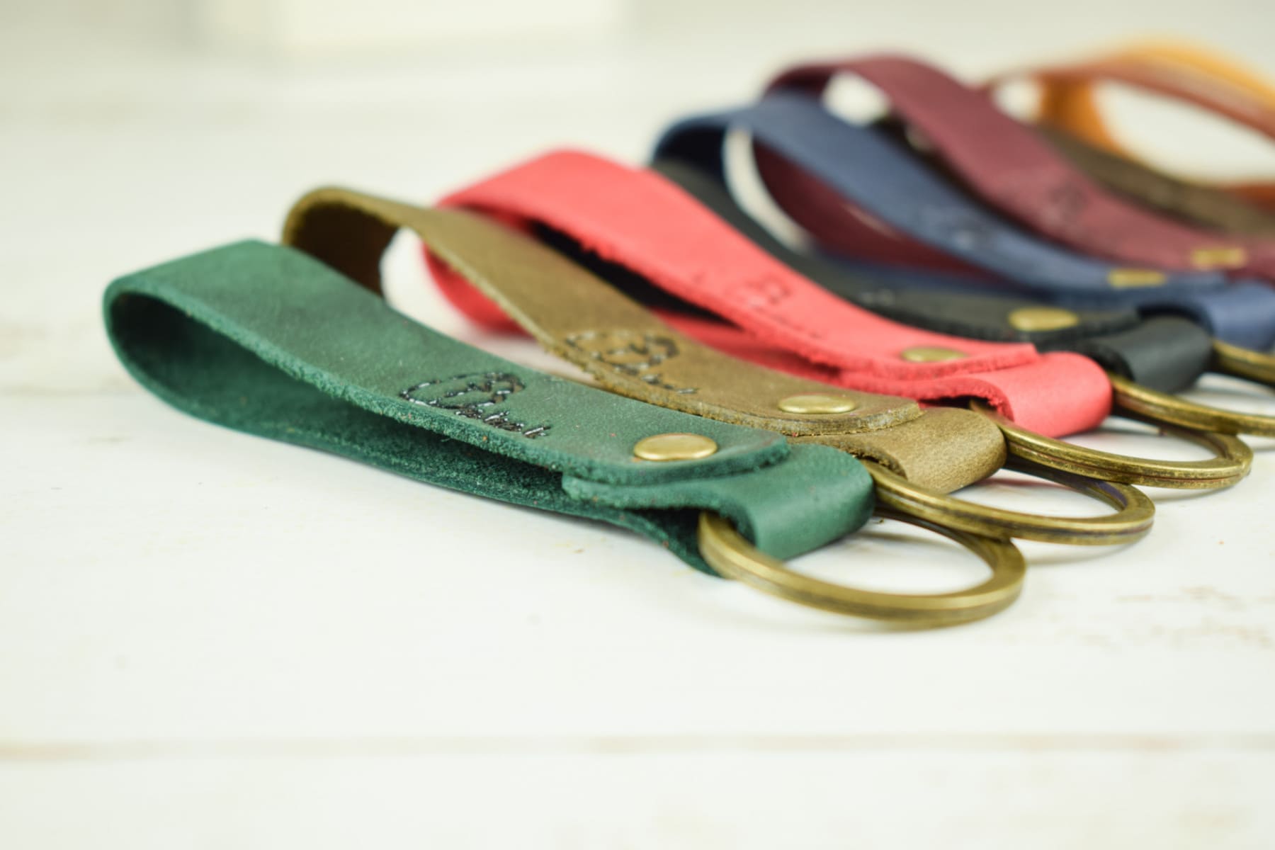 Leather keychain 95 Crazy Horse