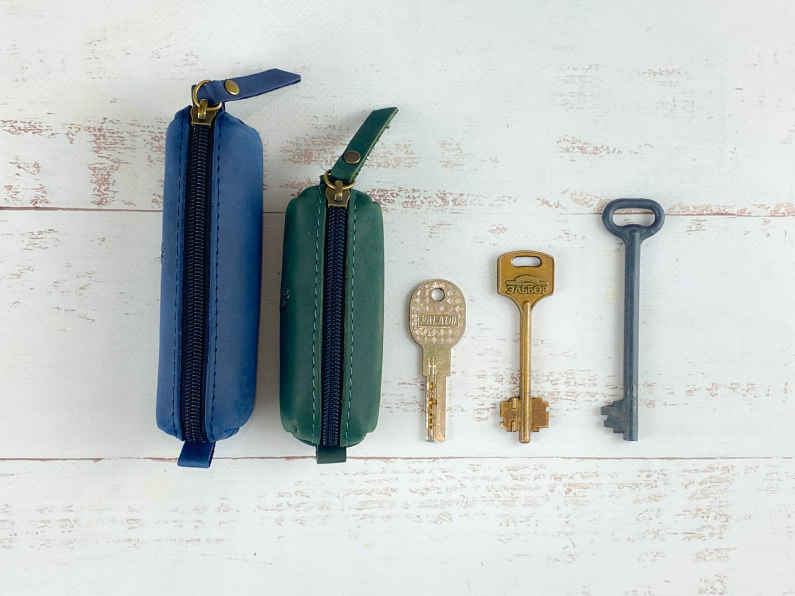 Leather key case