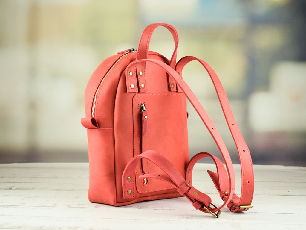 Leather backpack VISTA