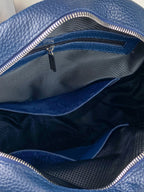 Round leather bag