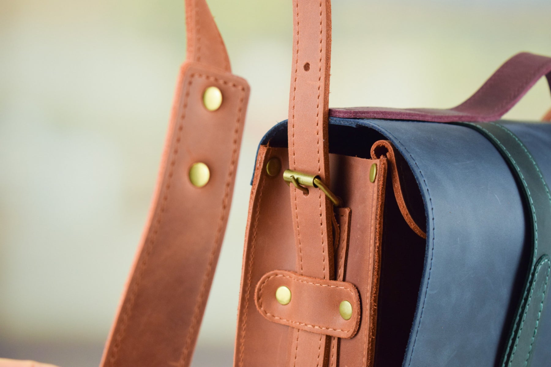 Leather briefcase 869 BB