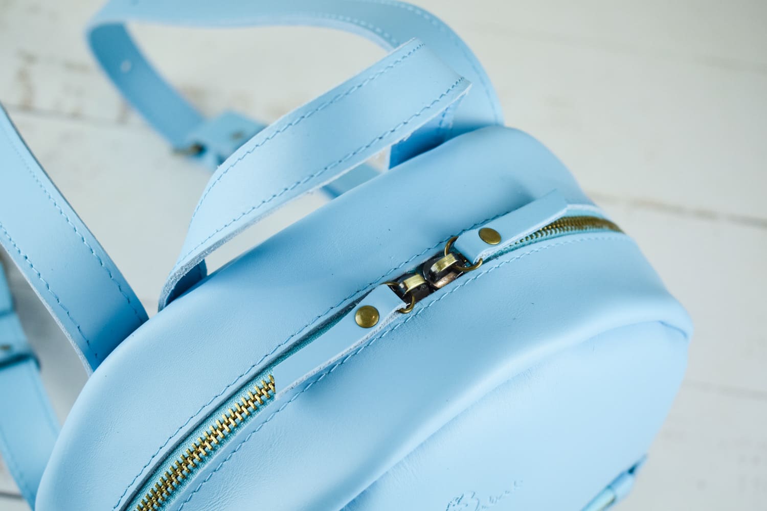 Leather backpack VISTA