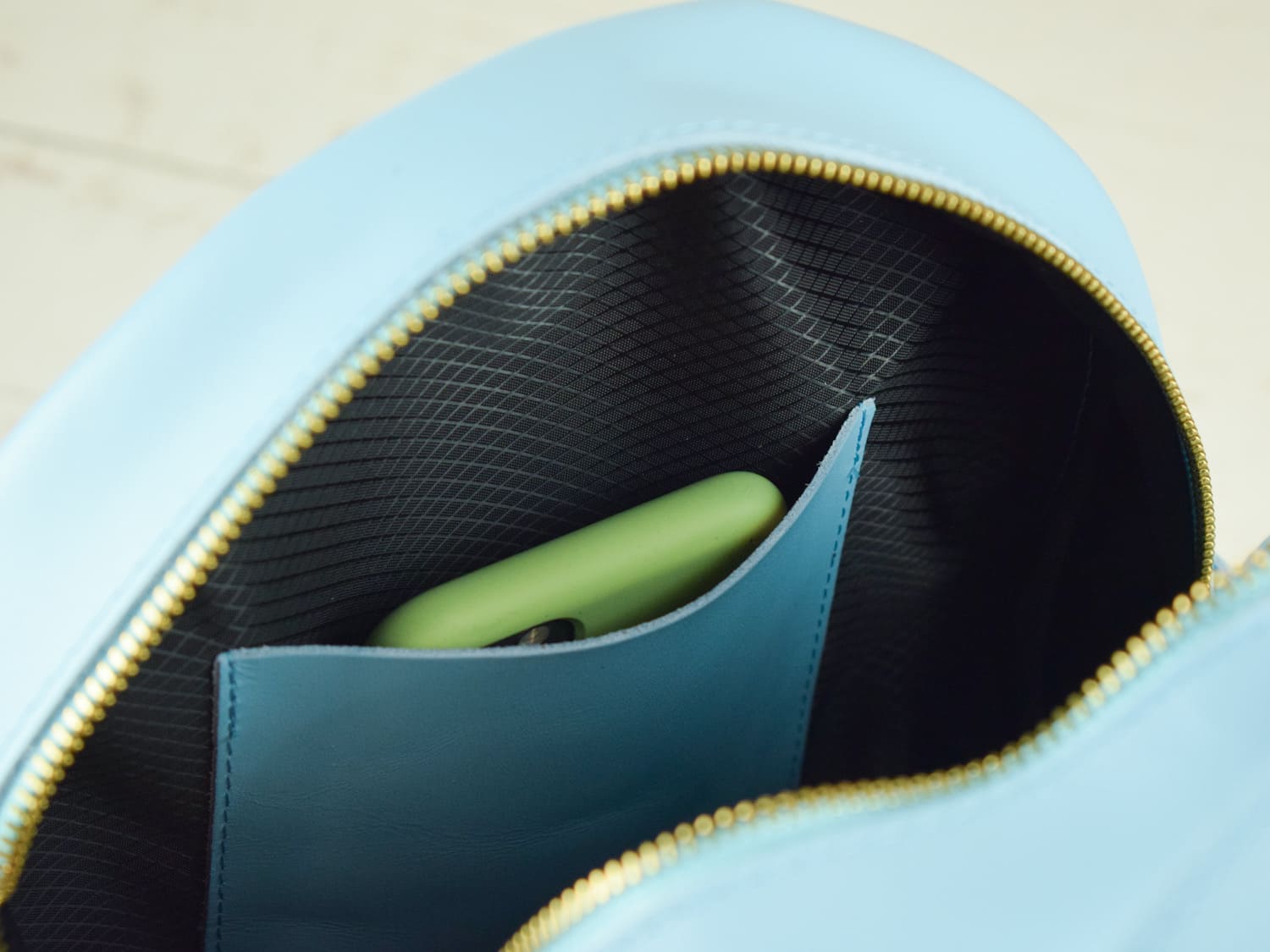 Leather backpack VISTA