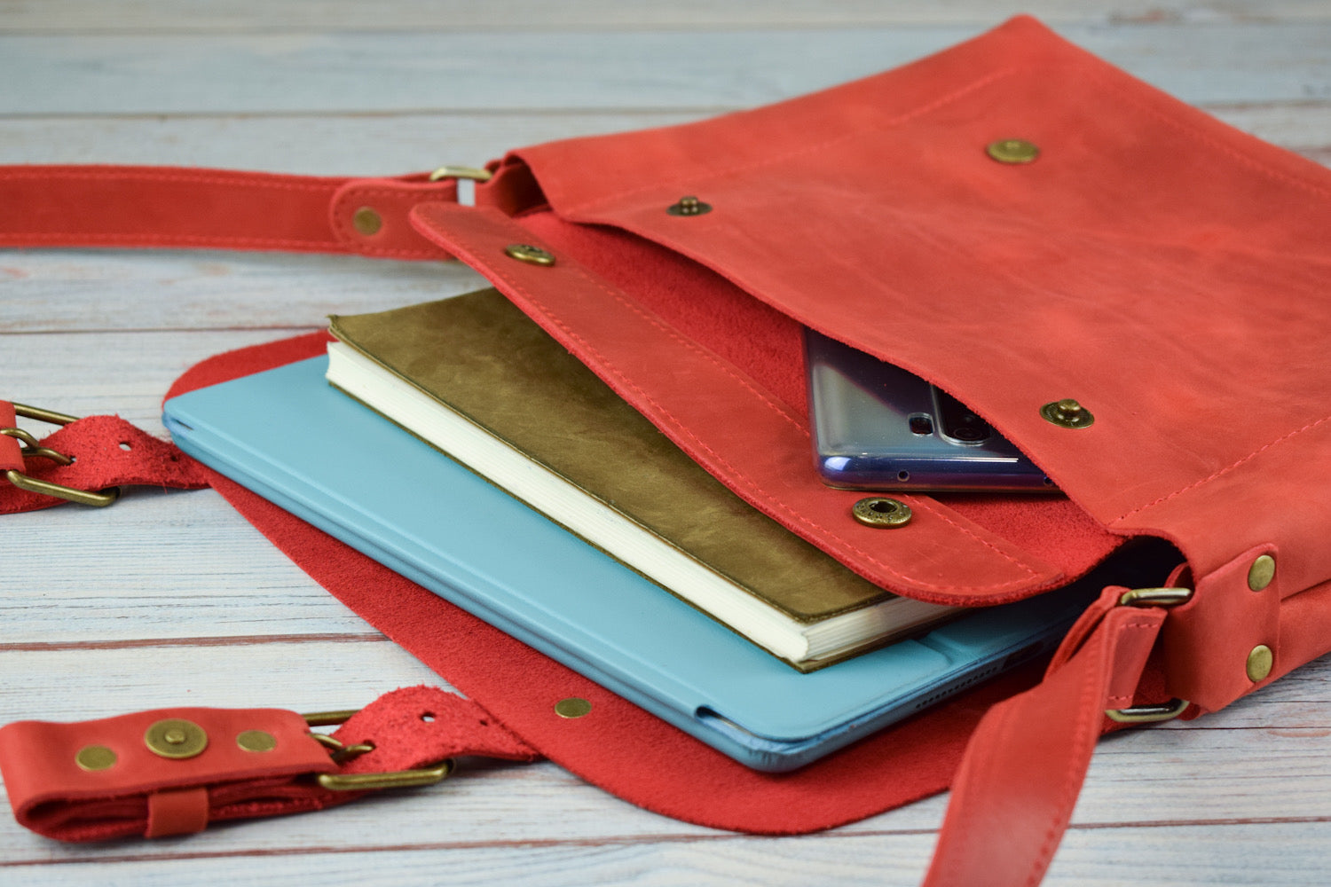 Шкіряна сумка Crossbody 