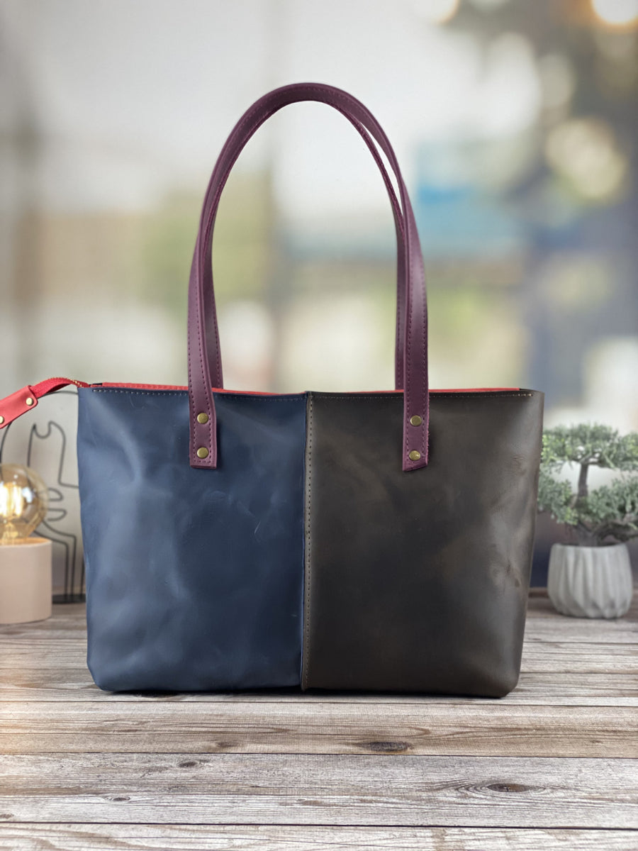 Leather Bag combi SEAM+