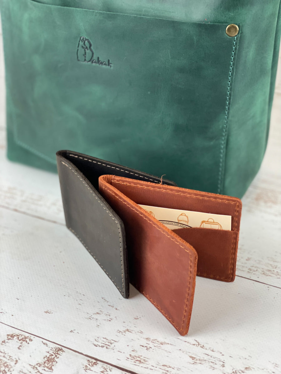 Leather cardholder