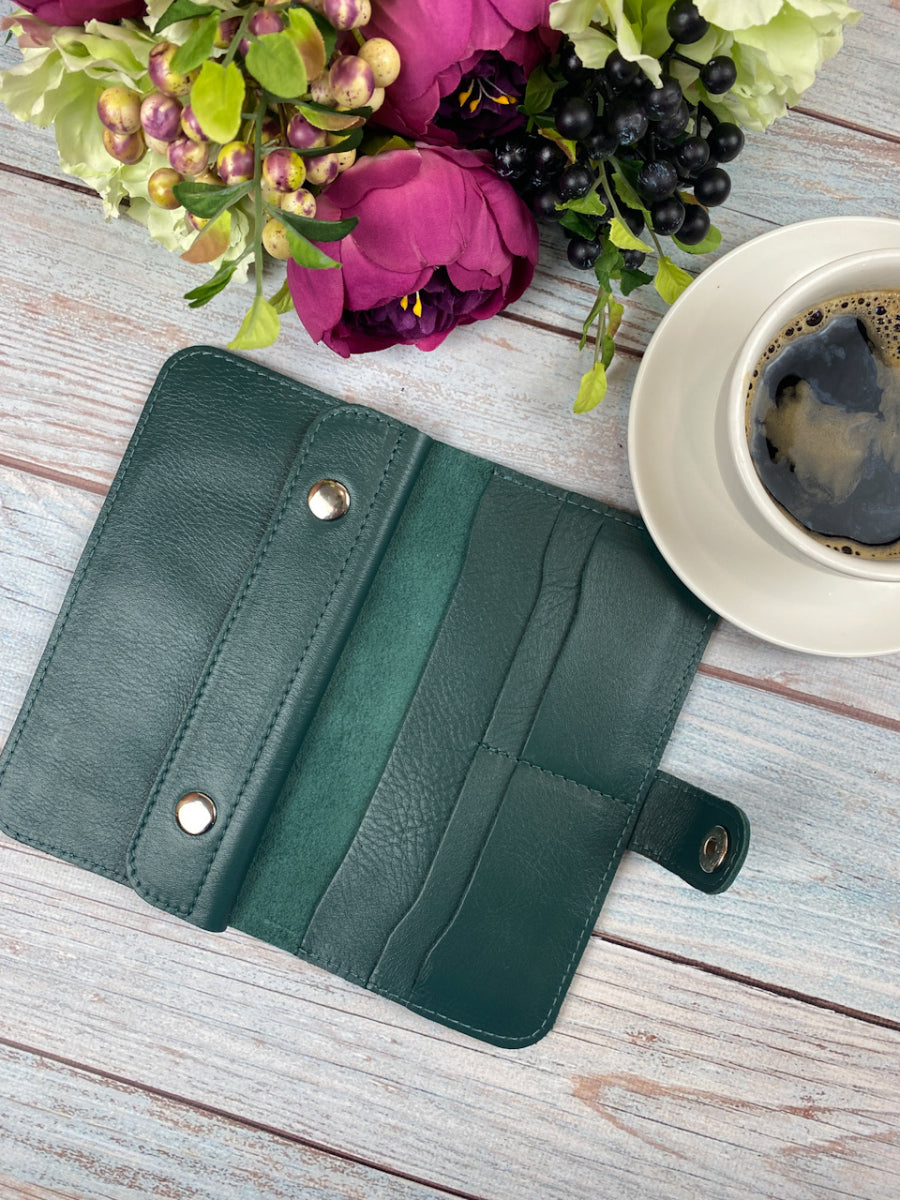 Leather wallet Akva