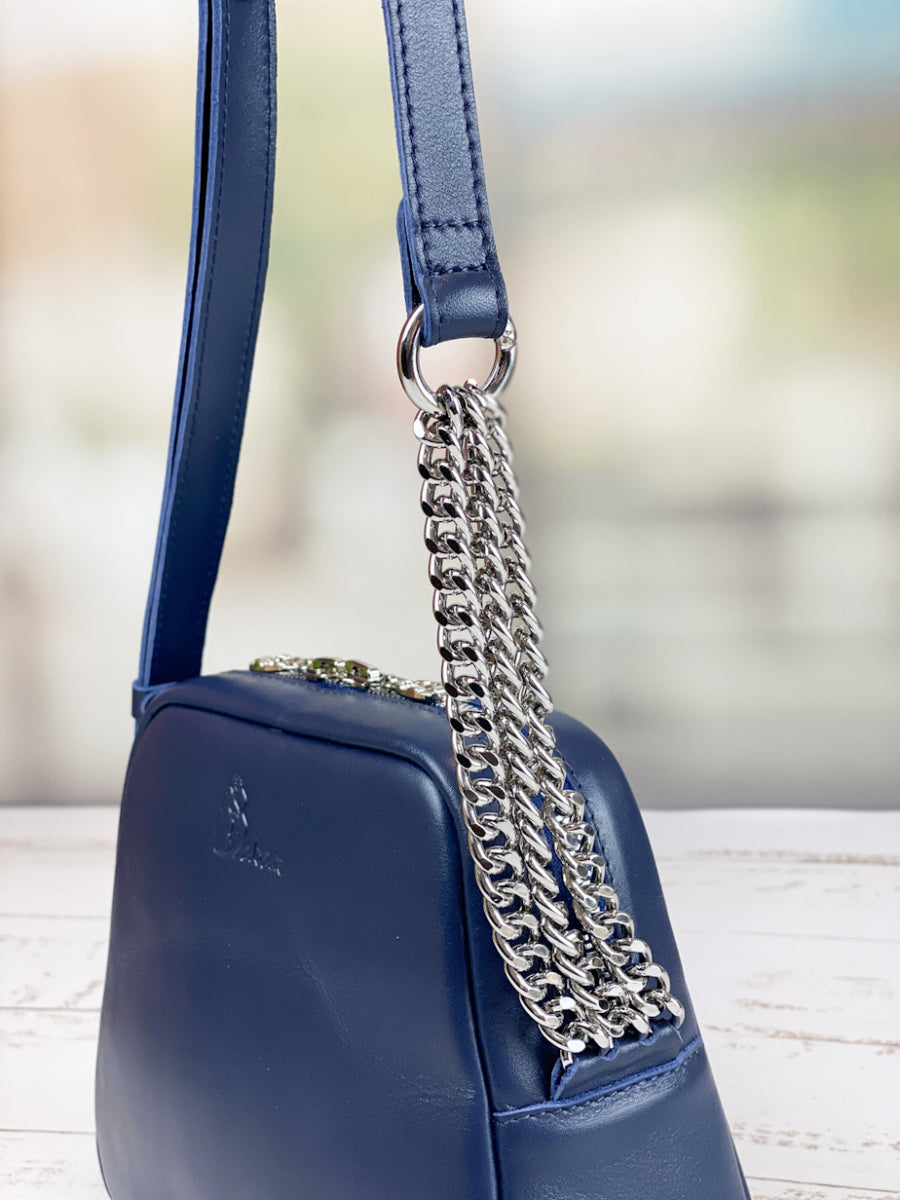 Ryta Blue Handbag
