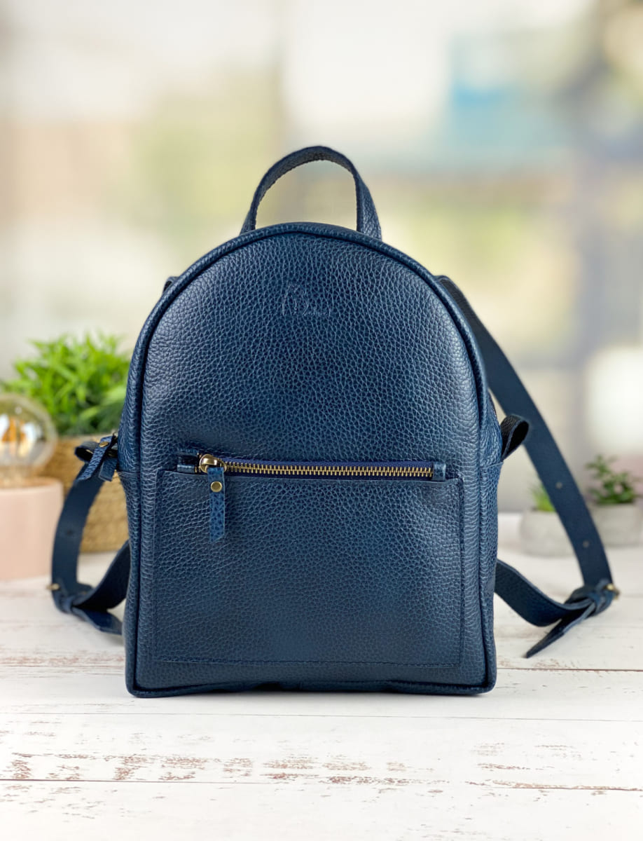 Leather backpack VISTA