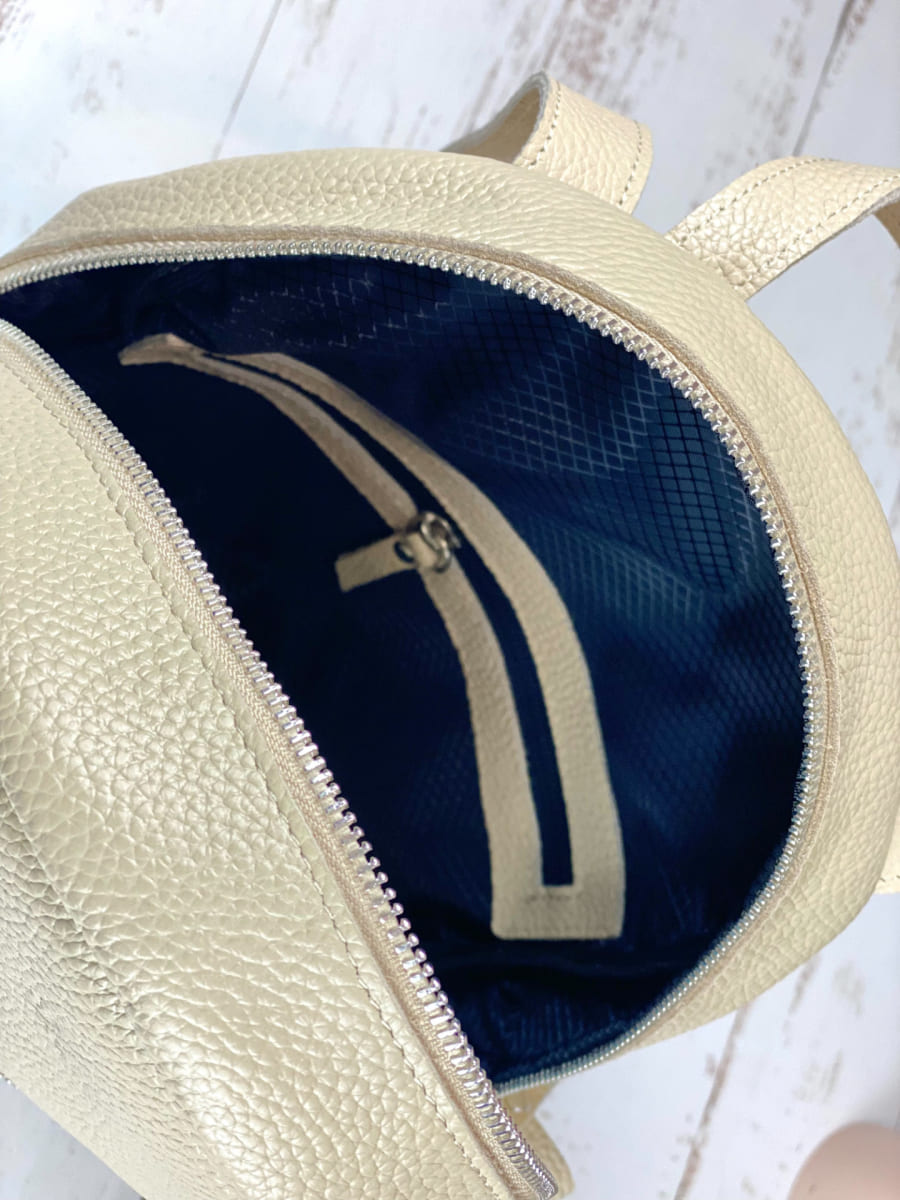 Leather backpack Vista