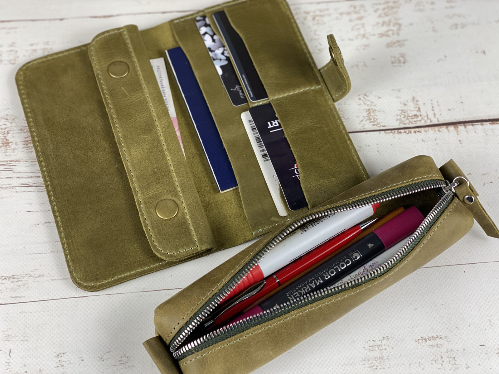Wallet 129 + pencil case 075