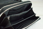 Leather wallet Black
