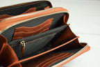 Leather wallet Cognac